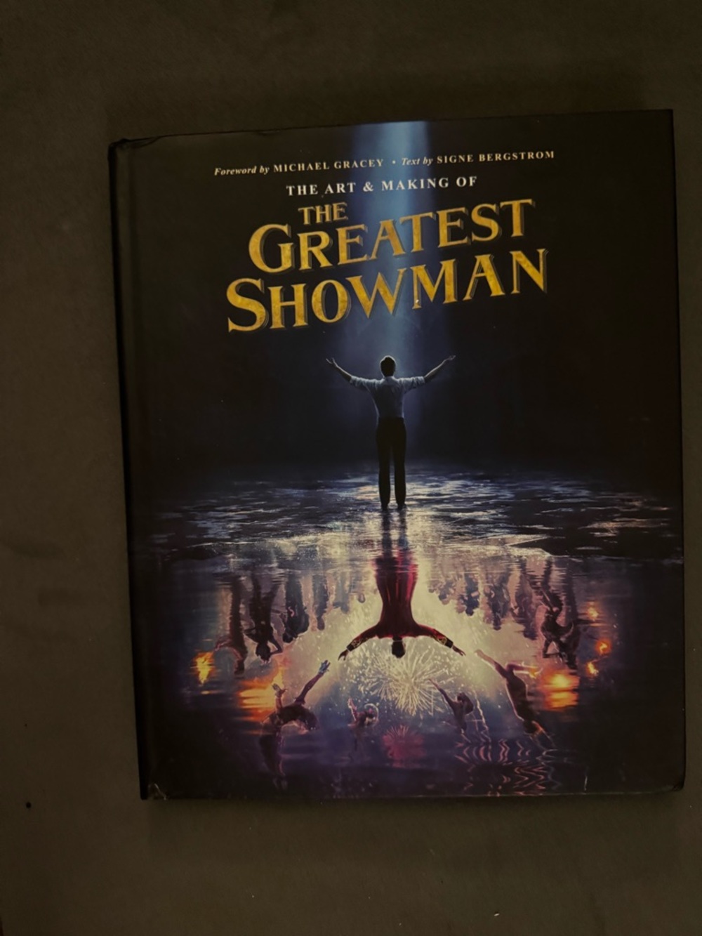The Greatest Showman Hardcover Art Book - Navy & Gold